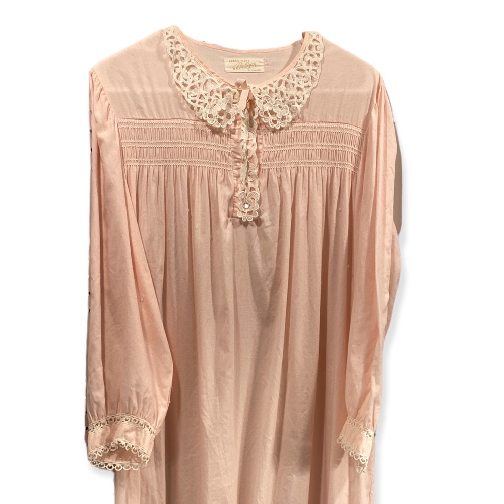 Vintage Donnie Flora Barbizon Feathaire Womens Nightgown Large